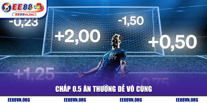 Chấp 0.5 ăn thưởng dễ vô cùng